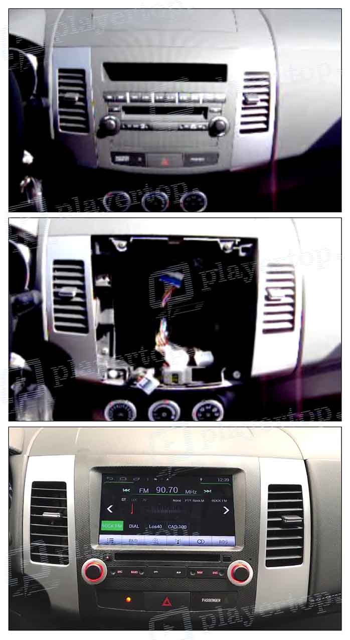 installation autoradio peugeot 4007